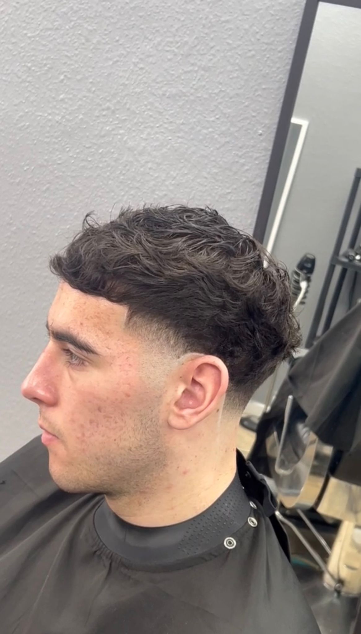 Low taper haircut